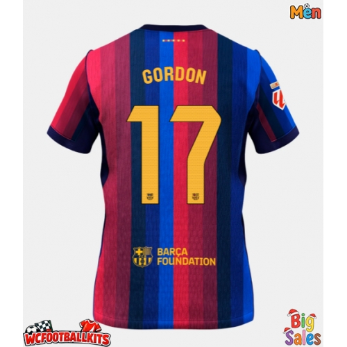 Barcelona Anthony Gordon #17 Replica Home Stadium Shirt 2026-27 Short Sleeve